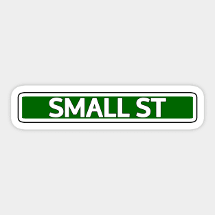 Small St Street Sign Sticker